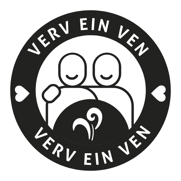 Logo D svart og kvit PNG